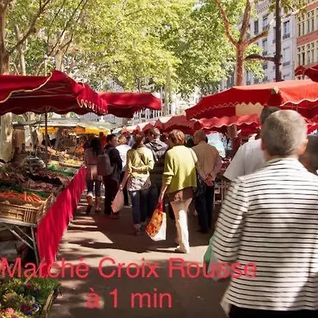 Апартаменты Le Croix Rousse Jacquard